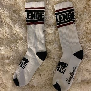 Autographed challenge socks!